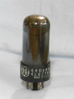 Válvula eletrônica 25L6GT GE com interior recoberto de grafite