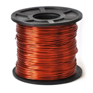 Carretel com 500g de fio de cobre esmaltado número 20AWG