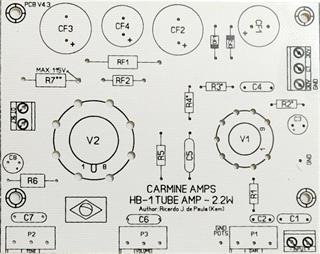 Placa de circuito HB-1 versão 4.5