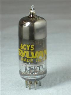 Válvulas pentodo amplificadoras de áudio e de rádio-frequência - Válvula 6CY5 Sylvania