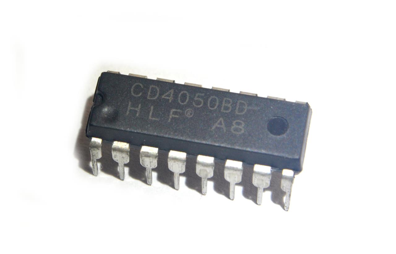 Circuitos integrados drivers e buffers - Circuito integrado CD4050BD