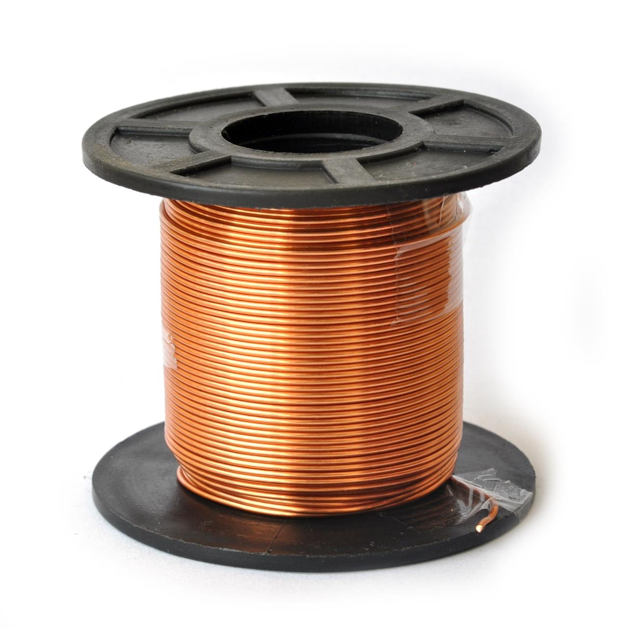 Fios de cobre esmaltados para bobinas, transformadores e indutores - Fio 19 AWG 250g