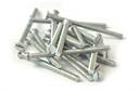 Parafuso fenda simples de cabeça chata 1/8x1 3/4 galvanizado