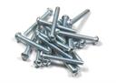 Parafuso fenda simples de cabeça redonda 1/8x1 galvanizado