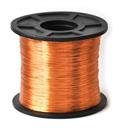 Carretel com 500g de fio de cobre esmaltado número 29AWG