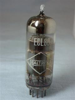 Válvulas pentodo de potência com triodo pré amplificador - Válvula ECL80/6AB8 Haltron